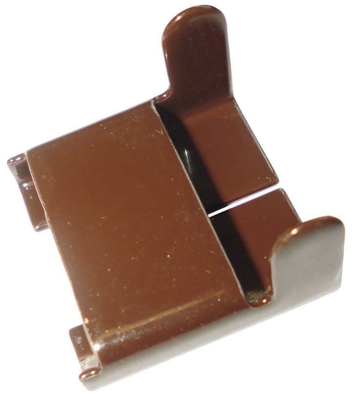 Michaud - Lot de 100 chapes feuillard marron 20 mm - 6839723