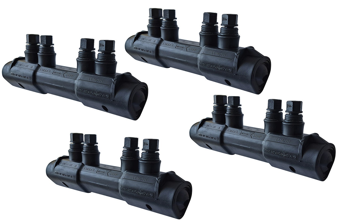 Michaud - Trousse de 4 manchons souterrains Serrage Méca.