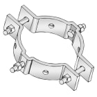 Michaud - Kit 2 demi-colliers pour poteau bois CNV 60 180 - 6857425