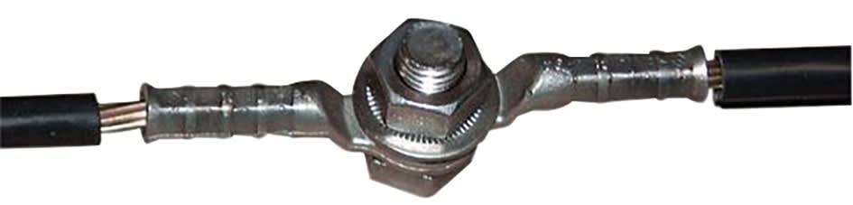 Michaud - Kit 2 cosses Cu étamé préis 29-25/14,5 + boulon - 6707750