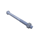 Michaud - Boulon acier galvanisé 14x150 (vis+écrou) - 6800688