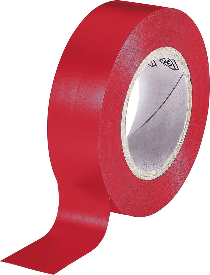 Michaud - Ruban adhésif isolant PVC 15 mm x 10 m rouge - 6798855EQUIV