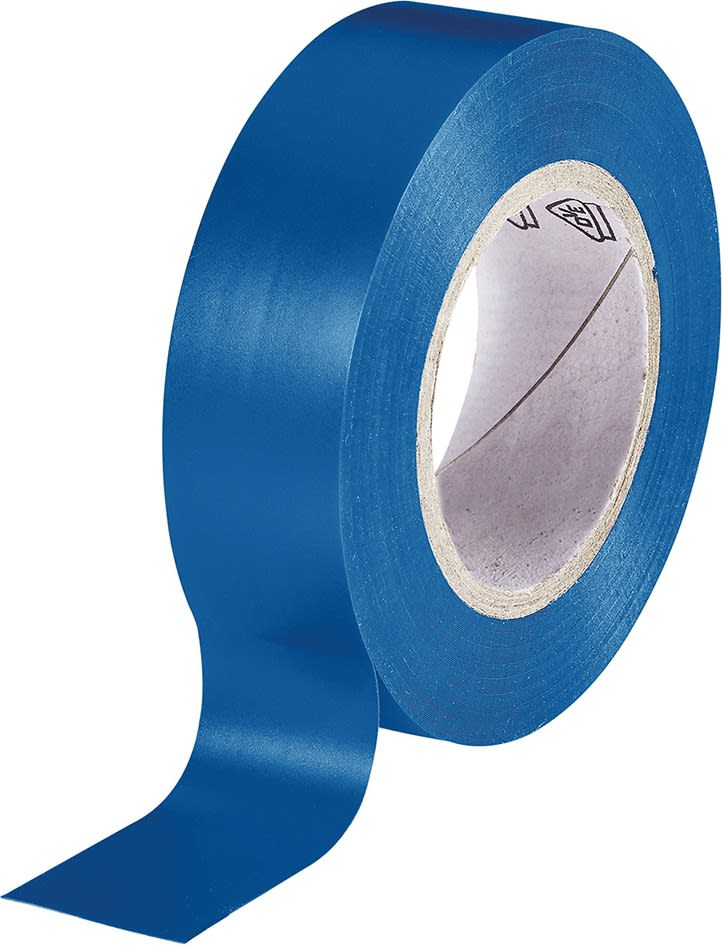 Michaud - Ruban adhésif isolant PVC 15 mm x 10 m bleu - 6798850EQUIV