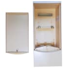 Michaud - Borne pavillonnaire télécom équipée d'un rail DIN