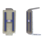 Michaud - Lot 25 lettres H 6x11 Alu ivoire/bleu - 6771067