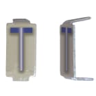 Michaud - Lot 25 lettres T 6x11 Alu ivoire/bleu - 6771079