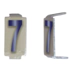 Michaud - Lot 25 chiffres 7 6x11 Alu ivoire/bleu - 6771057