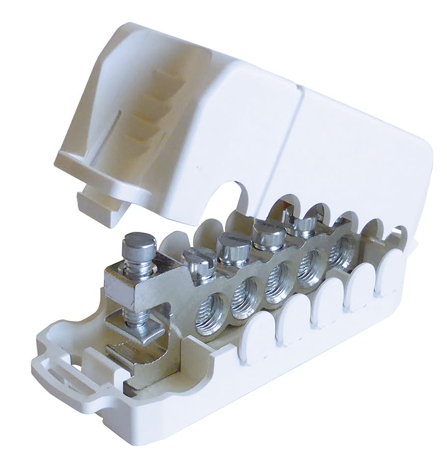 Michaud - Répartiteur de terre dénud. Alu 5 dérivations