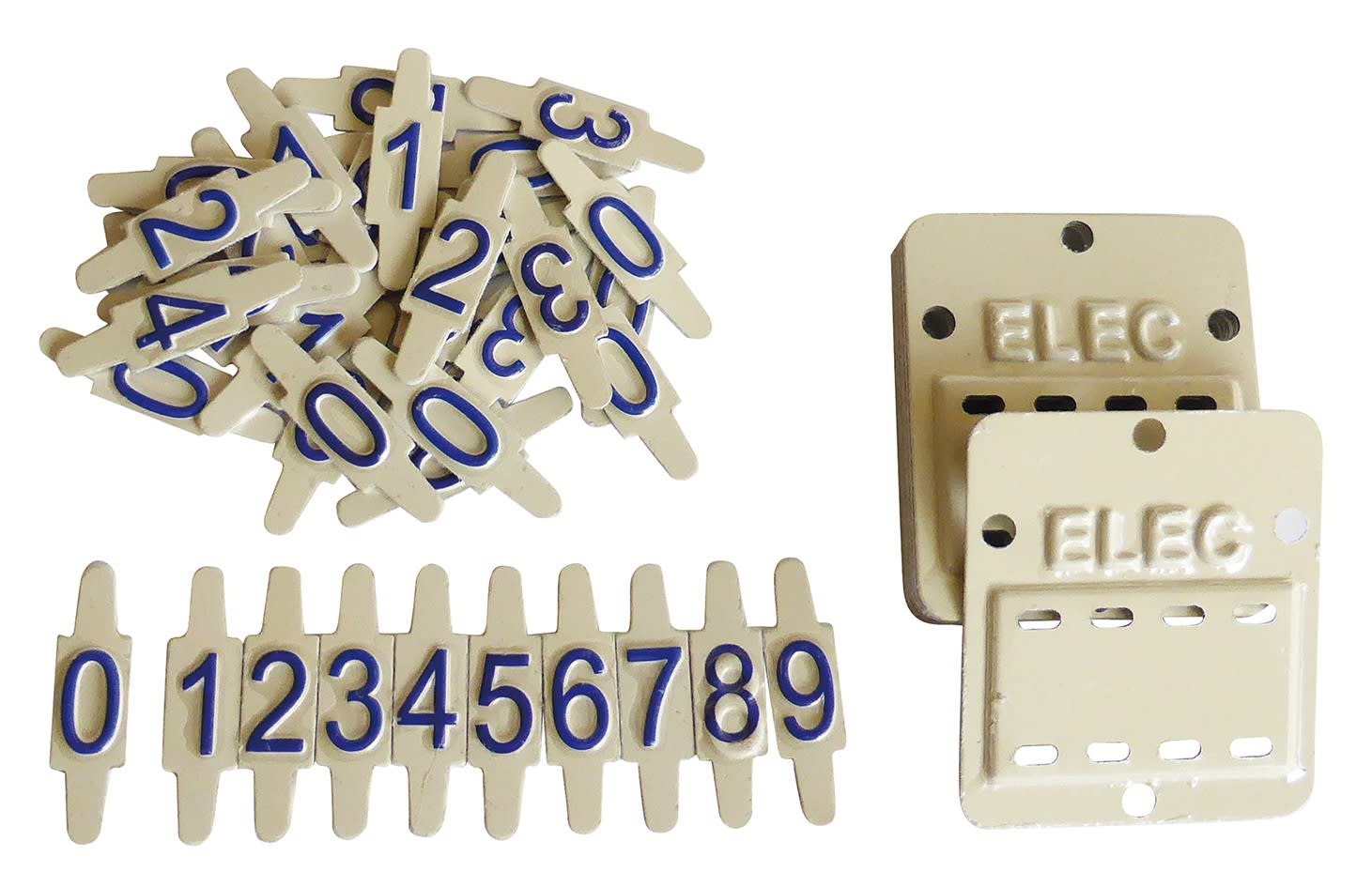 Michaud - Lot de 10 plaques identification logement