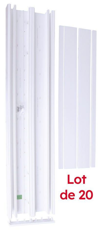 Michaud - Lot de 20 goulottes GTL 2x13 modules 1,70 m