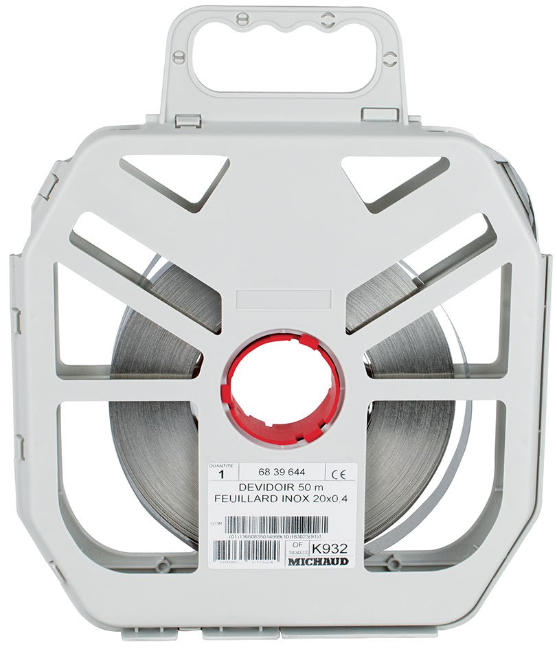 Michaud - Dévidoir 50 m feuillard inox 20x0,4 - 6839644