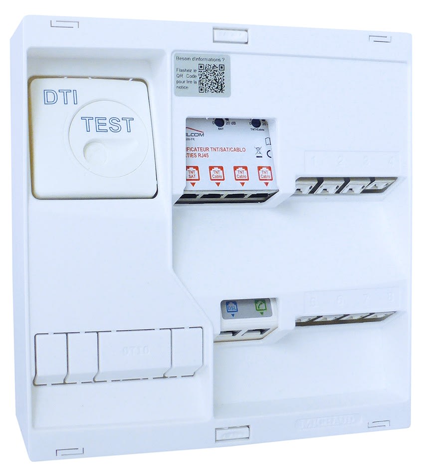Michaud - TDC NEO Grd 3TV 8 RJ45 + amplificateur SAT