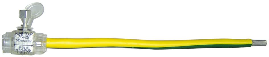 Michaud - Adaptateur de terre Aluminium-Cuivre 35-25