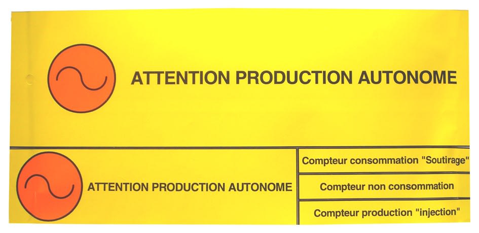 Michaud - Lot 20 étiquette production autonome - 6981281