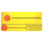 Michaud - Lot 20 étiquette production autonome - 6981281