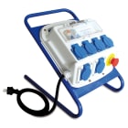 Michaud - Coffret d'alimentation mobile 6 prises + pied