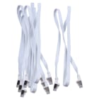 Michaud - Lot de 5 cordons plats RJ45 FTP Lg 1 m