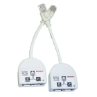 Michaud - Kit doubleurs RJ45 Téléphone/Ethernet Mbit