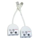 Michaud - Kit de doubleurs RJ45 TV/Ethernet Megabit