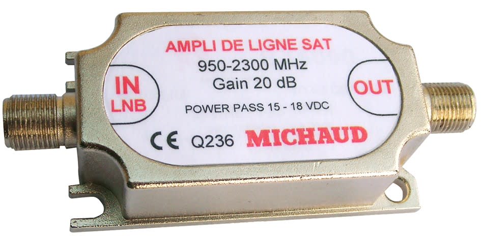 Michaud - Amplificateur satellite de ligne de 20 décibels