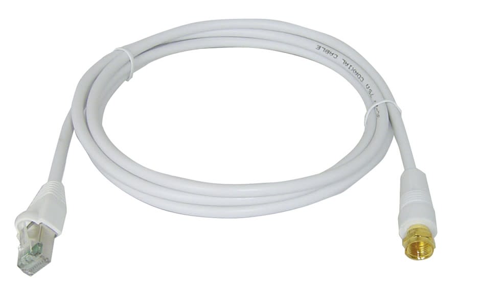 Michaud - Cordon RJ45/Fiche F SAT Longueur 2 mètres