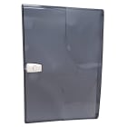 Michaud - Porte transparente de tableau de répart. 2 rangées