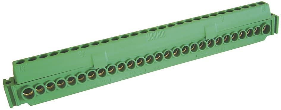 Michaud - Bornier de terre IP2X 27 entrées/sorties