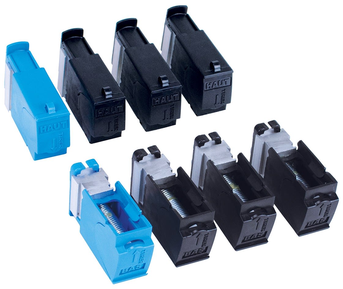 Michaud - Lot de 8 coulisses dist. arrivée 200A CPF (Q902)