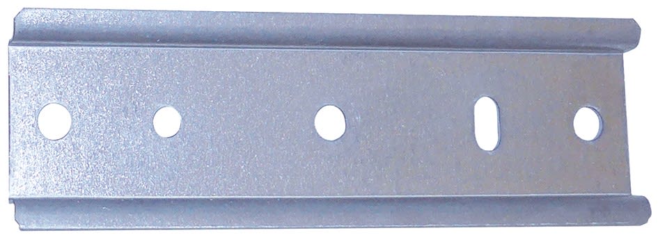 Michaud - Rail de fixation DIN 7,5 mm x 116,5 mm avec vis