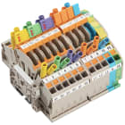 Weidmüller - Bloc de jonction de test sectionnable, Beige foncé, bleu, Vert/jaune, 6 mm², 30