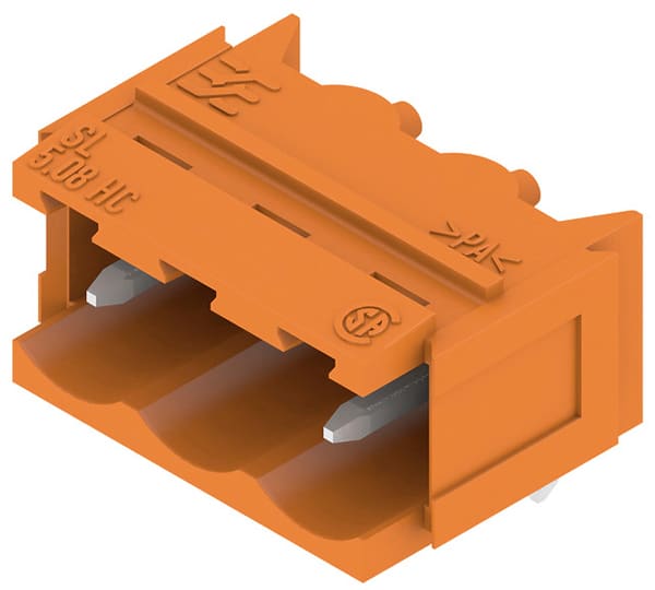 Weidmüller - SL 5.08HC/03/90B 3.2SN OR BX TB - Connecteurs pour CI pas < 5mm