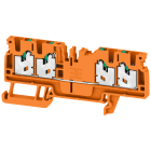 Weidmüller - Bloc de jonction SNAP IN, Orange, 2,5mm², 4 points de connection