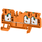 Weidmüller - Bloc de jonction SNAP IN, Orange, 2,5mm², 3 points de connection