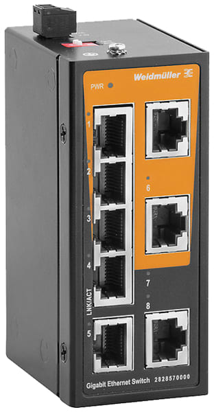 Weidmüller - Switch GE non administrable, EcoLine B, PROFINET Classe A, 8xRJ45