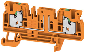 Weidmüller - Bloc de jonction SNAP IN sans couteau, Orange, 2,5mm², 2 points de connection
