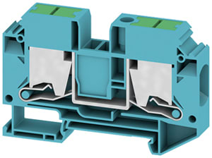 Weidmüller - Bloc de jonction SNAP IN, Bleu, 16mm², 2 points de connection