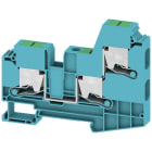 Weidmüller - Bloc de jonction SNAP IN, Bleu, 10mm², 3 points de connection