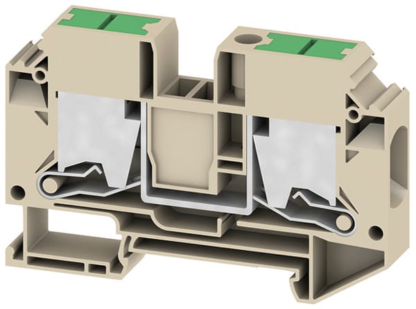 Weidmüller - Bloc de jonction SNAP IN, Beige, 16mm², 2 points de connection