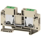 Weidmüller - Bloc de jonction SNAP IN, Beige, 16mm², 2 points de connection