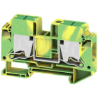 Weidmüller - Bloc de jonction SNAP IN, V/J, 16mm², 2 points de connection