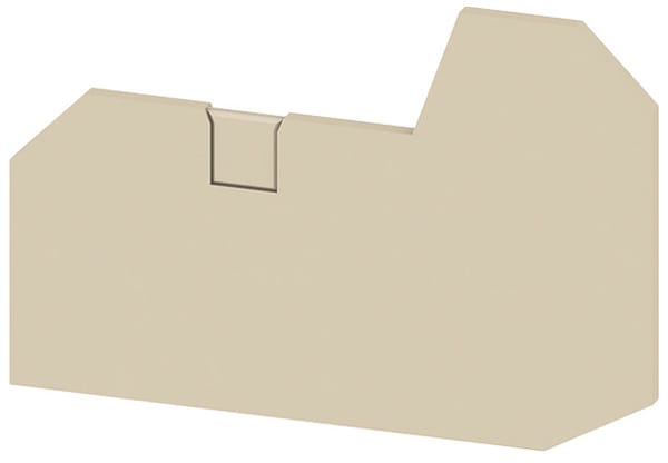 Weidmüller - Flasque pour bloc de jonction SNAP IN 6mm², 3 points de connection