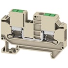 Weidmüller - Bloc de jonction SNAP IN, Beige, 6mm², 2 points de connection