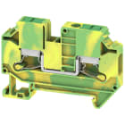 Weidmüller - Bloc de jonction SNAP IN, V/J, 6mm², 2 points de connection