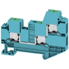 Weidmüller - Bloc de jonction SNAP IN, Bleu, 6mm², 3 points de connection