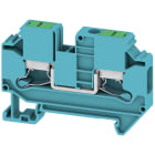 Weidmüller - Bloc de jonction SNAP IN, Bleu, 6mm², 2 points de connection