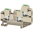 Weidmüller - Bloc de jonction SNAP IN, Beige, 6mm², 3 points de connection