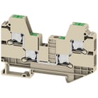 Weidmüller - Bloc de jonction SNAP IN, Beige, 6mm², 4 points de connection