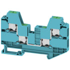 Weidmüller - Bloc de jonction SNAP IN, Bleu, 6mm², 4 points de connection
