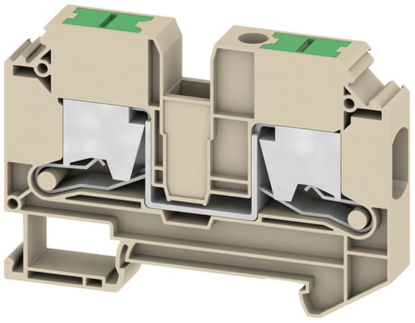 Weidmüller - Bloc de jonction SNAP IN, Beige, 10mm², 2 points de connection