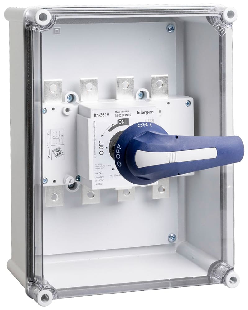 Weidmüller - AC SB M 250A 4POL CG 06KV AC SB M 250A 4POL CG 06KV Coffret Photovoltaiques